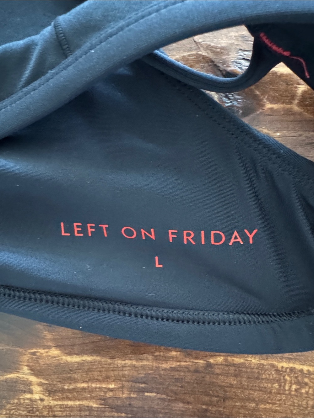 EUC Left On Friday Sweet Victory Bikini Top Black Large - Picture 3 of 3